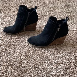 Wedge booties